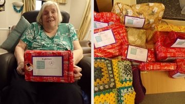 Charity donates Christmas gifts to the Harefield